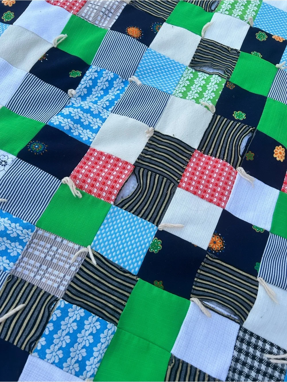 Handmade Patchwork Quilt vintage